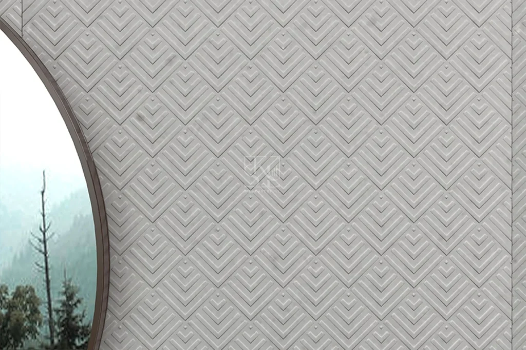 V-Shape Marble Surface