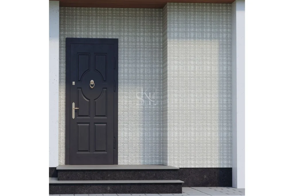 Linen Finish - Autumn Brown Check