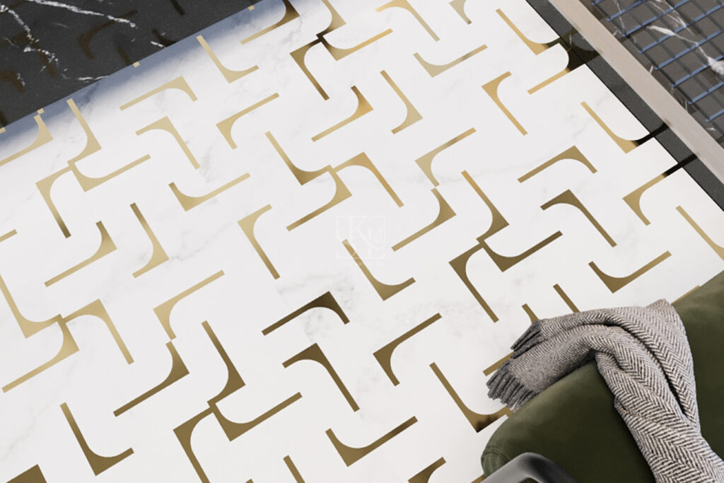 Boomerang Mosaic Flooring