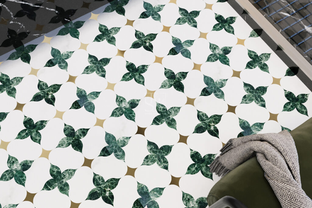 Petal Mosaic Flooring