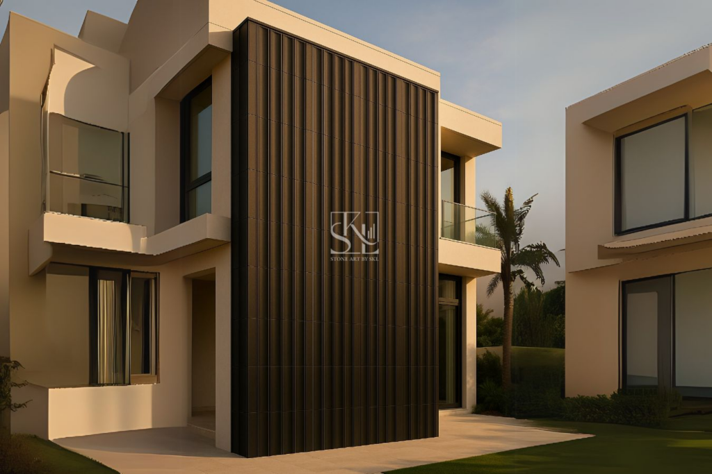 Concave Fluting Wall Design