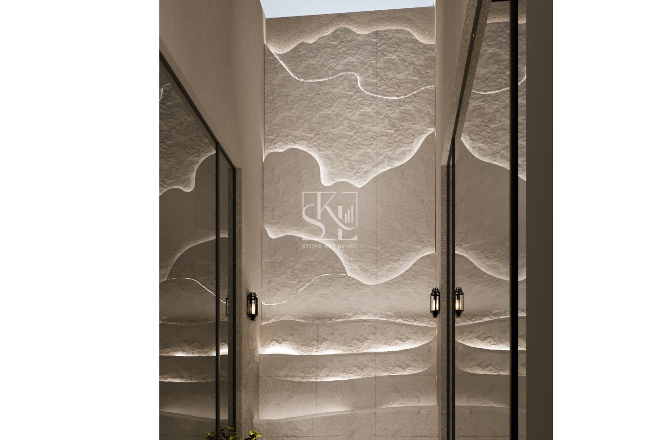 Buy the Best Layered Mountain Design 2 Wall Cladding