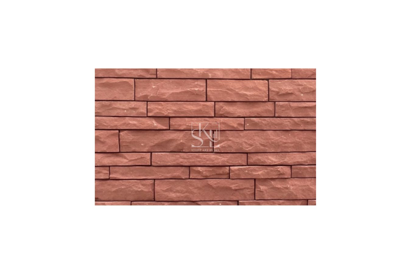 Red Dimensional Ledgestone