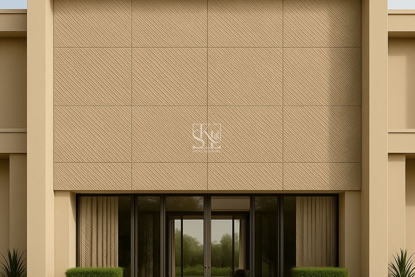 Cris Cross Wall Design