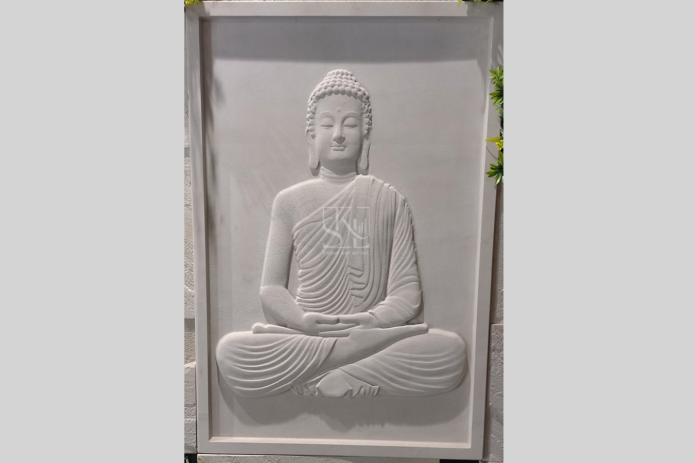 Buddha Sculpture Wall Cladding