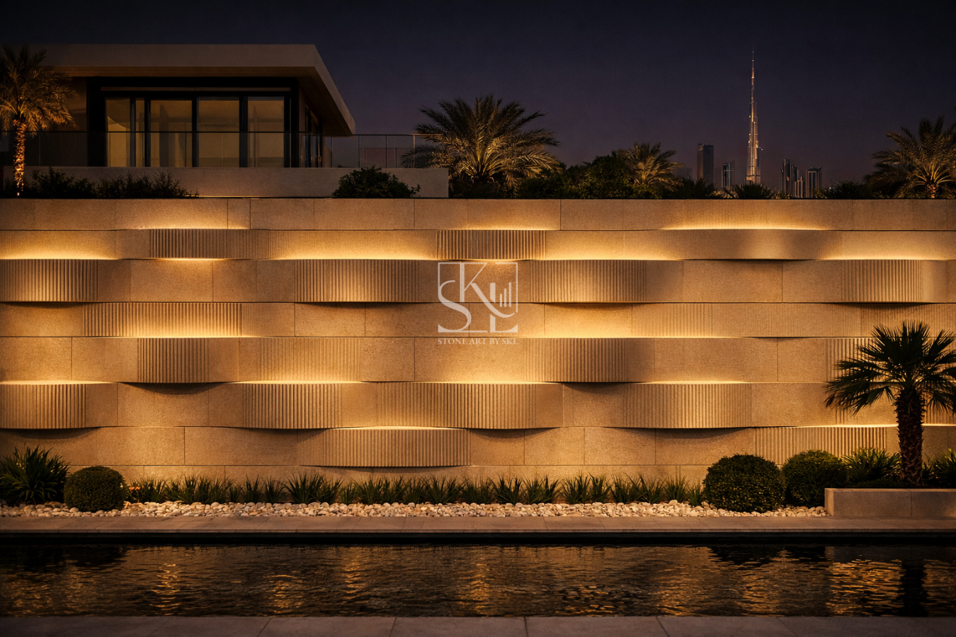 Line Texture Cladding Strata Line Design Wall Cladding- Stone Art By SKL
